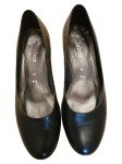 Vorschaubild 2 von Damen Pumps Gr. 37.5 Schwarz Klassisch Leder Business