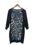 Vorschaubild 1 von Damen Freizeitkleid Schlangenmuster Mehrfarbig Gr. 42