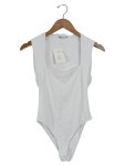 Vorschaubild 1 von Damen Body Weiß Gr. 36/S quadratischer Ausschnitt Modern