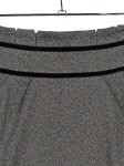 Vorschaubild 2 von Faltenrock Damen Grau Gr. 38/M Strukturmuster Elegant Business Midirock
