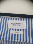 Vorschaubild 7 von Damen Bluse blau gestreift Rüschen Gr. 42/XL