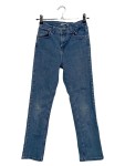 Vorschaubild 1 von Jeans Regular Fit Kinder Blau Gr. 140 Baumwolle Uni Casual Knopf 30 cm L22