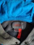 Vorschaubild 4 von Kapuzenpullover Hoodie Grau Kariert Schriftzug Gr. 116/122