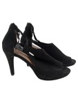Vorschaubild 1 von Sandaletten Damen 40 Schwarz Elegant High Heels Reißverschluss