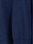 Vorschaubild 2 von Poncho Damen Blau Gr. UNI Wolle Casual Ärmellos Freizeit