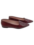 Vorschaubild 1 von Damen Ballerinas Rot Kroko-Optik Gr. 37 Elegant