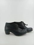 Vorschaubild 2 von Damen Leder Stiefelette Schnürung Schwarz Gr. 38 Herbst/Winter