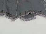 Vorschaubild 4 von Damen A-Linienrock Gr. 36 S Grau Modern Rüschen