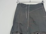 Vorschaubild 3 von Damen A-Linienrock Gr. 36 S Grau Modern Rüschen