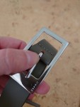 Vorschaubild 3 von Gürtel Ledergürtel Silber Grau Gr. 90 Uni Basic Alltag 3 cm Schnalle