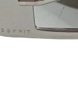 Vorschaubild 2 von Gürtel Ledergürtel Silber Grau Gr. 90 Uni Basic Alltag 3 cm Schnalle