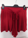 Vorschaubild 2 von Damen Shorts Rot Gr. 34 Viskose mit Bindegürtel Casual