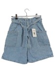 Vorschaubild 1 von Paperbag Jeans Shorts Kinder Blau Gr. 152