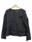 Vorschaubild 1 von Damen Langarmshirt Gr. 38;M Schwarz Minimalistisch