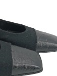 Vorschaubild 3 von Damen Pumps Gr. 39 Schwarz Klassisch Blockabsatz Lederdetails