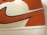 Vorschaubild 5 von Air Jordan 1 Mid Herren Basketballschuhe Sneaker Gr. 39 Orange Weiß Sportlich