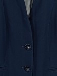Vorschaubild 3 von Damen Blazer Gr. 42 Blau Business Kragenlos Jacke