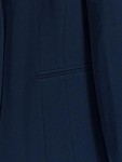 Vorschaubild 5 von Damen Blazer Gr. 42 Blau Business Kragenlos Jacke