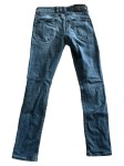 Vorschaubild 2 von Jeans Slim Fit Herren Gr. W32/48/M Blau Baumwolle Uni Casual Knopf