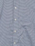 Vorschaubild 2 von Herren Business Hemd Blau Kariert Langarm Baumwolle Gr. 50 L