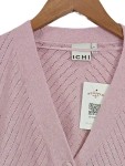 Vorschaubild 2 von Damen Strickjacke Rosa Gr. 38/M Casual Lochmuster