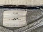 Vorschaubild 3 von Pullover Jungen Gr. 164 Grau V-Ausschnitt Casual Strickpullover