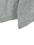 Vorschaubild 5 von Pullover Jungen Gr. 164 Grau V-Ausschnitt Casual Strickpullover