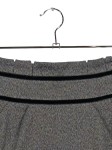 Vorschaubild 3 von Faltenrock Damen Grau Gr. 38/M Strukturmuster Elegant Business Midirock