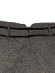 Vorschaubild 5 von Faltenrock Damen Grau Gr. 38/M Strukturmuster Elegant Business Midirock