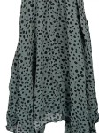 Vorschaubild 3 von Damen Freizeitkleid Grün M Punkte Casual Viskose Midikleid