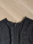 Vorschaubild 4 von Damen Spitzenkleid Gr. 38 Schwarz Elegant Lochmuster Festlich