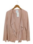Vorschaubild 1 von Blazer Damen Rosa Gr. 40/L Langarm Raffungen Casual Polyester
