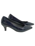Vorschaubild 1 von Damen Pumps Lackleder Blau Gr. 39 Made in Italy Elegant