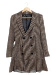 Vorschaubild 1 von Damen Blazer Hahnentrittmuster Business Mehrfarbig Gr. S