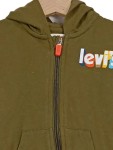 Vorschaubild 2 von Baby Body Strampler Gr. 74 Oliv Kapuze Reißverschluss Logo
