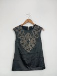 Vorschaubild 1 von Damen Top elegant Gr. 42/XL schwarz mit Verzierungen