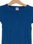 Vorschaubild 4 von T-Shirt Kinder Gr. 104 Blau Baumwolle Uni Basic Kurzarm Freizeit
