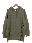 Vorschaubild 1 von Kapuzenpullover Herren Oliv Gr. 54/XL Baumwolle Uni Streetwear