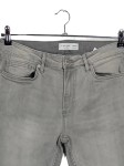 Vorschaubild 2 von Jeans Slim Fit Herren Grau Gr. W34/50/L Baumwolle Uni Casual L30