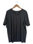 Vorschaubild 1 von Sportshirt Damen Schwarz Gr. 46/3XL Polyester Uni Sportlich 60 cm