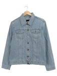 Vorschaubild 1 von Jeansjacke Herren Blau Gr. 52/XL Casual Baumwolle Langarm