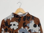 Vorschaubild 2 von Damen Pullover Blumenmuster Mehrfarbig Einheitsgröße Modern
