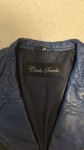 Vorschaubild 8 von Damen Lederjacke Blau Gr. 34/XS Freizeit Modern Langarm