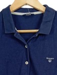 Vorschaubild 2 von Poloshirt Herren Gr. 50/L Blau Casual Kurzarm