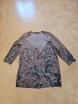 Vorschaubild 2 von Damen Strickjacke mit Muster Mehrfarbig Gr. 44/XXL Modern