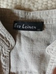 Vorschaubild 4 von Damen Freizeithemd Leinen Shirt Beige Gr. XS Kurzarm