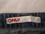 Vorschaubild 4 von Damen Jeansrock Gr. 36;S Blau Casual Minirock Baumwolle Schriftzug