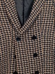 Vorschaubild 2 von Damen Blazer Hahnentrittmuster Business Mehrfarbig Gr. S
