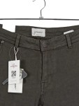 Vorschaubild 2 von Jeans Slim Fit Herren Gr. W32/48/M Oliv Baumwolle Uni Casual Freizeit