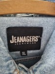 Vorschaubild 5 von Jeansjacke Herren Blau Gr. 52/XL Casual Baumwolle Langarm
